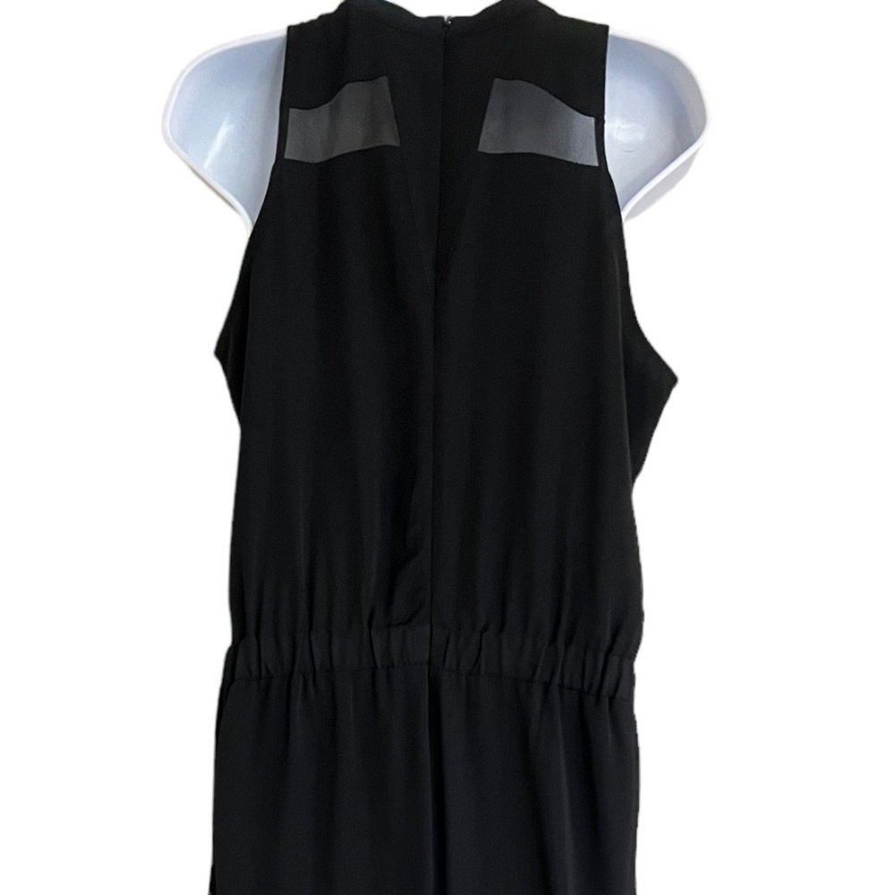 Mossimo | Black Jumpsuit | Sleeveless | Mesh Cutout - Picture 5 of 7